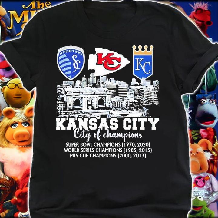 Kansas City City Of Champions Super Bowl Champions T-Shirt shirt