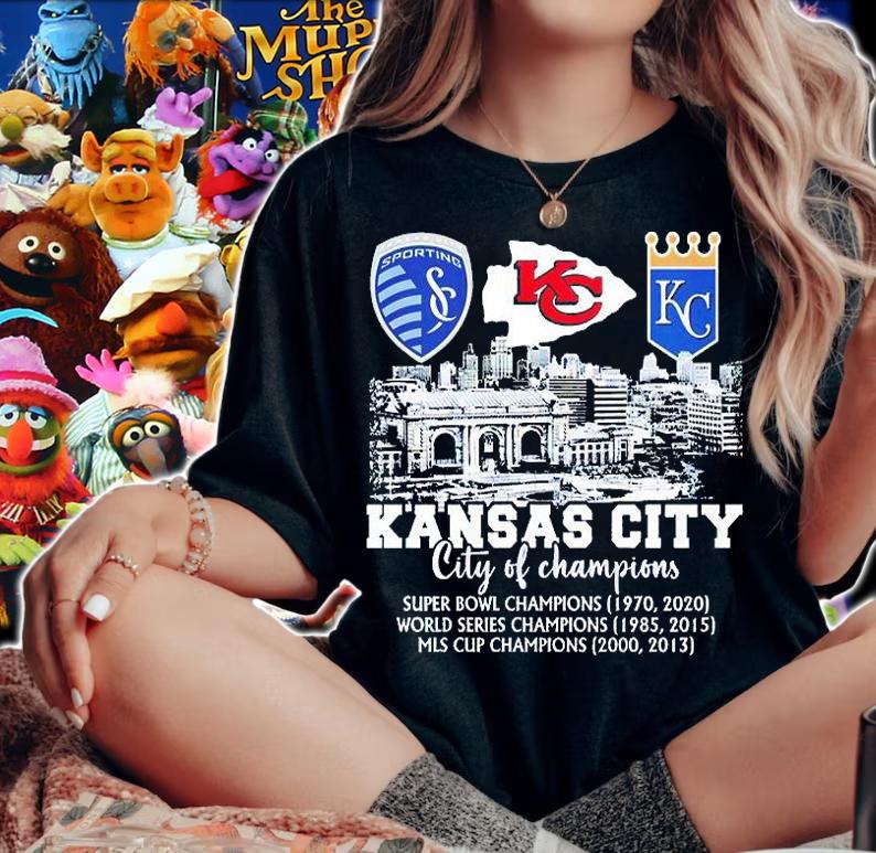 Kansas City City Of Champions Super Bowl Champions T-Shirt woman shirt