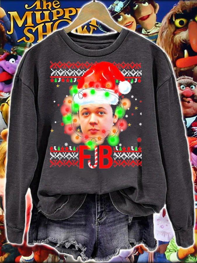 Kyle Rittenhouse Santa FJB Ugly Christmas Shirt