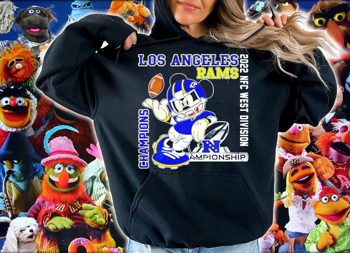 Los Angeles Rams 2021-2022 NFC West Division Champions NFL Mickey Shirt hoodie
