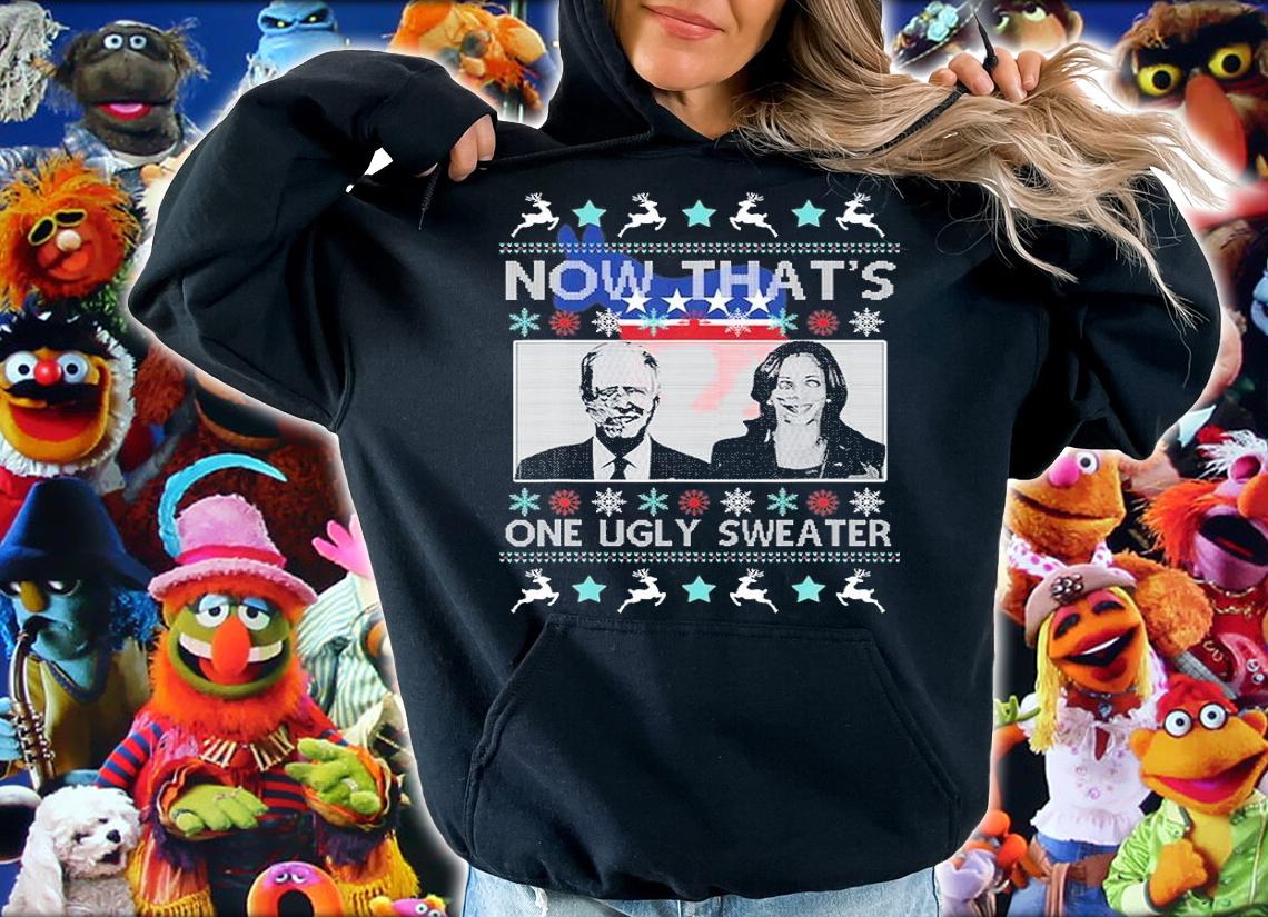 Now That's One Ugly Sweater Biden Harris Christmas T-Shirt hoodie