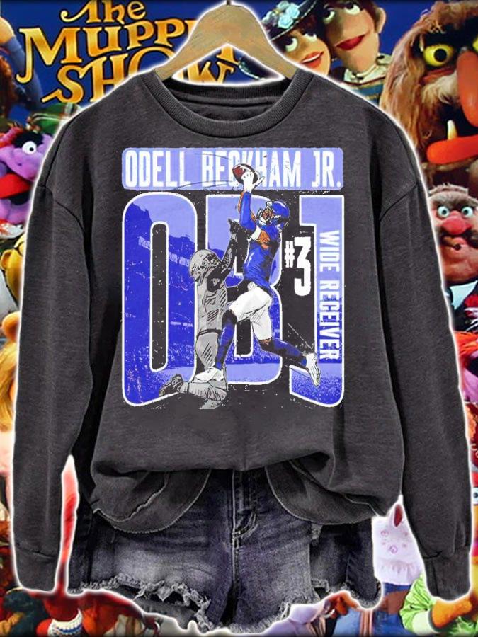 Odell Beckham Jr. Los Angeles R Throw Bold Football Shirt sweatshirt