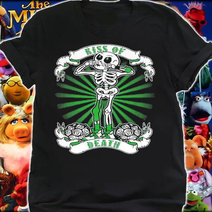 Skeleton Kiss Of Death T-Shirt shirt