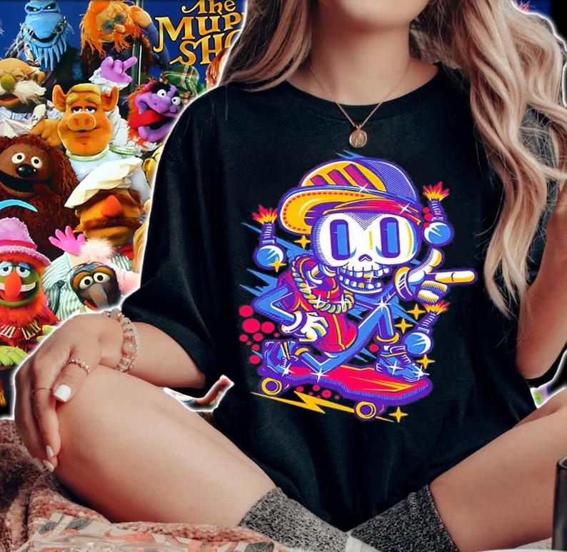 Skull Skateboard Skate Shirt