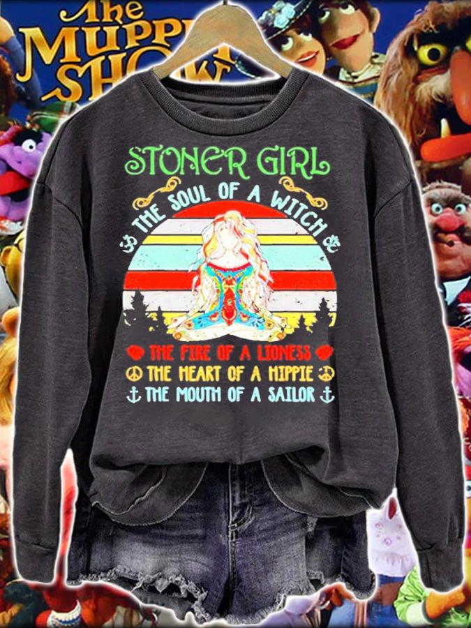 Stoner Girl Soul Of A Witch Mouth Of A Sailor T-Shirt
