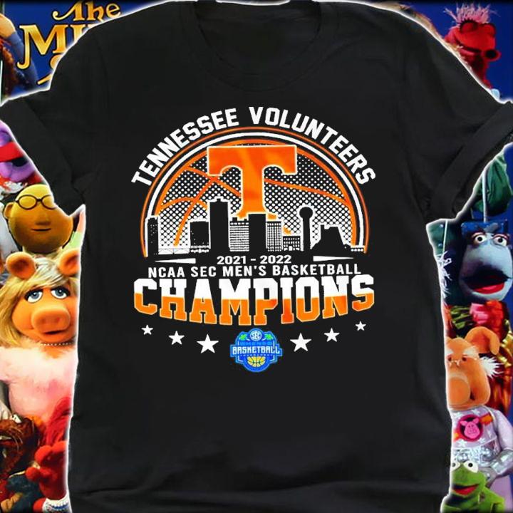Tennessee Volunteers 2021-2022 NCAA SEC Men's Basketball Champions Shirt