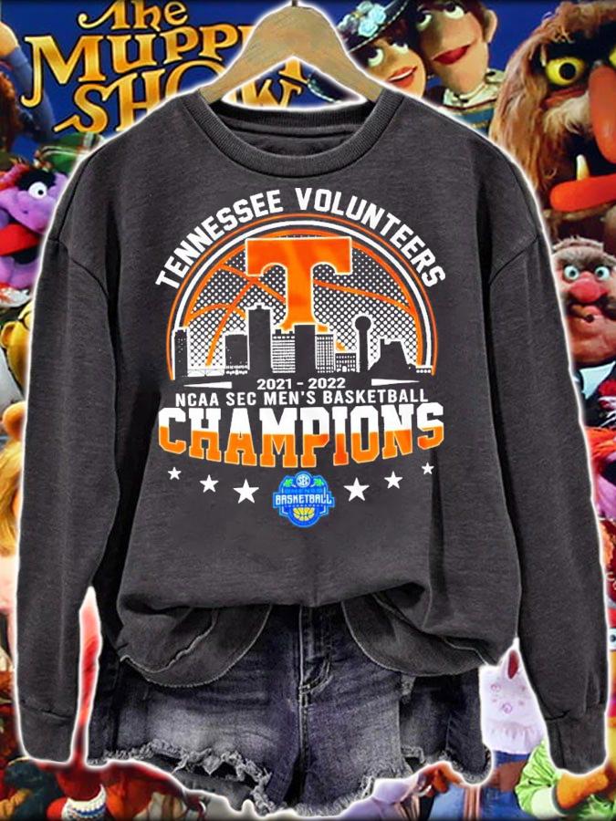 Tennessee Volunteers 2021-2022 NCAA SEC Men's Basketball Champions Shirt