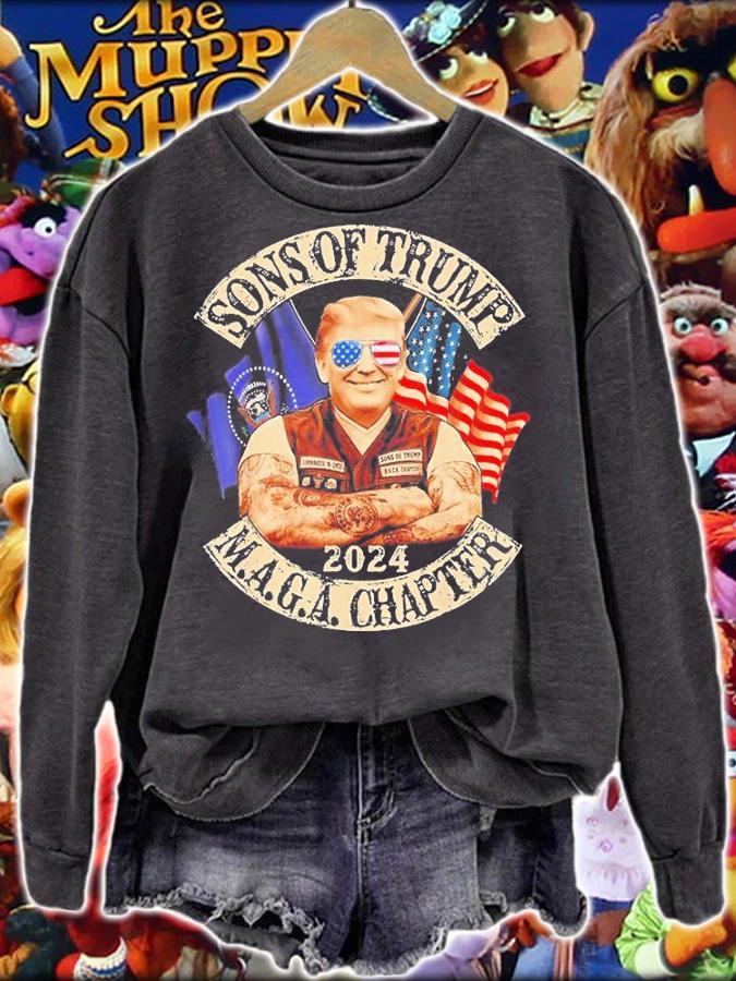 Vintage Sons of Trump Maga Chapter 2024 T shirt
