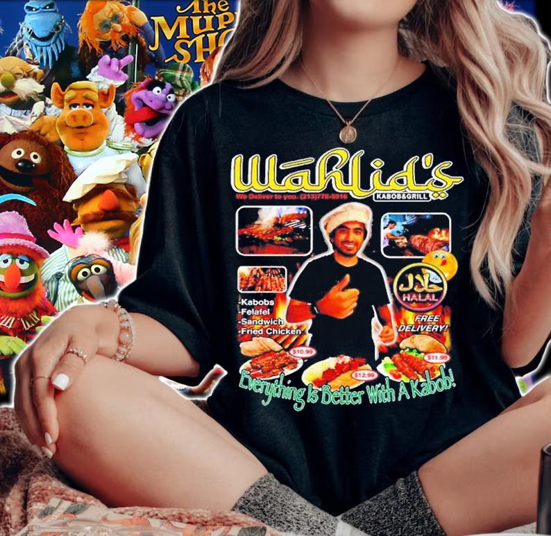 Wahlid's Everything Is Better With A Kabob Wahlid Mohammad Merch Restaurant Shirt woman shirt