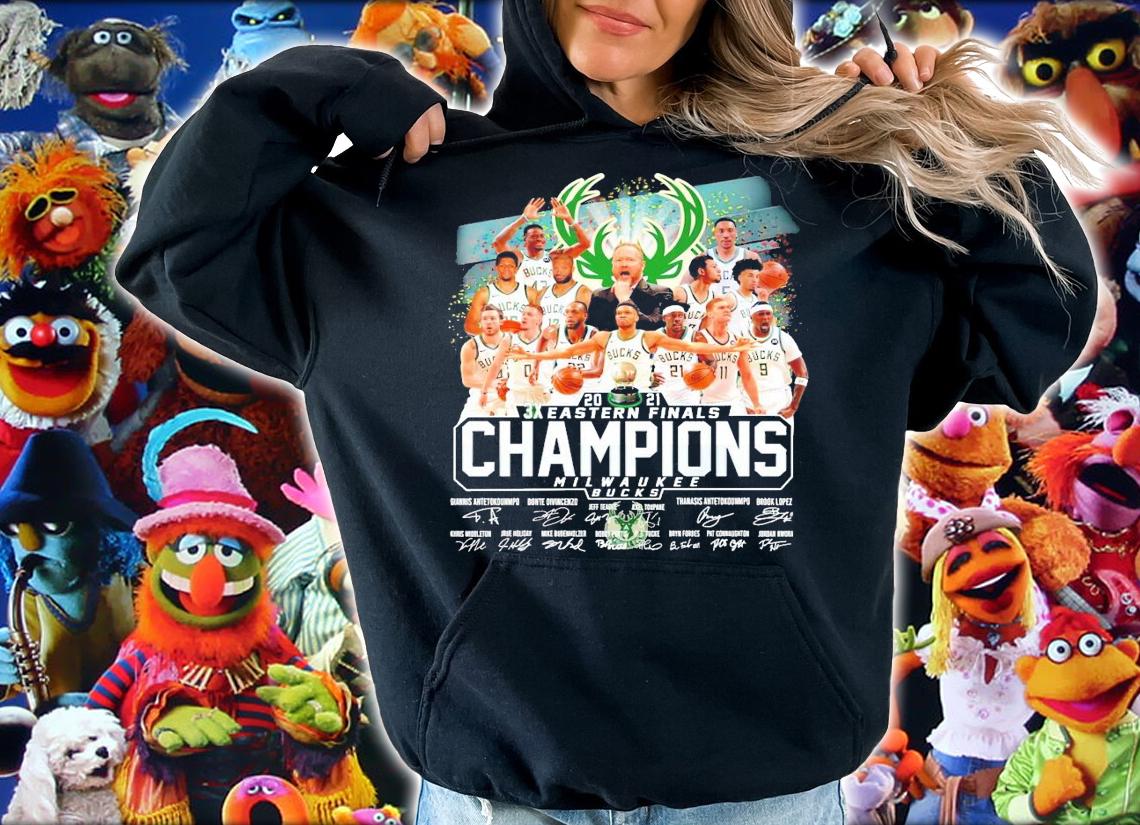 2021 3X Eastern Finals Champions Milwaukee Ducks signatures shirt hoodie