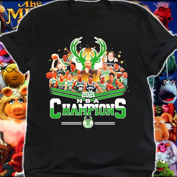 All team NBA Milwaukee Bucks Champions shirt