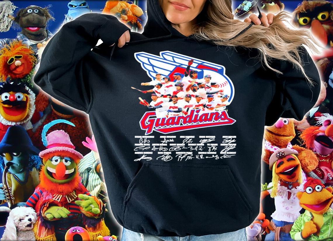 Cleveland Guardians all team signature shirt hoodie