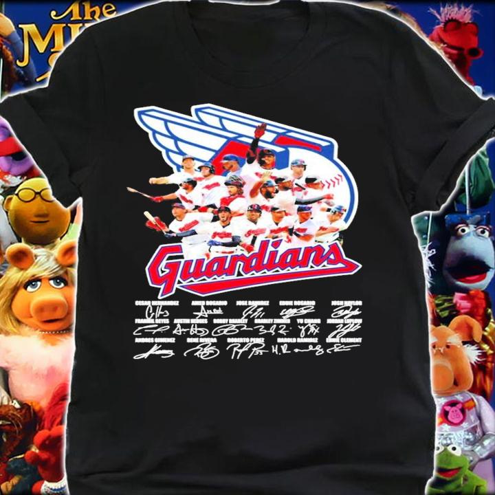 Cleveland Guardians all team signature shirt shirt
