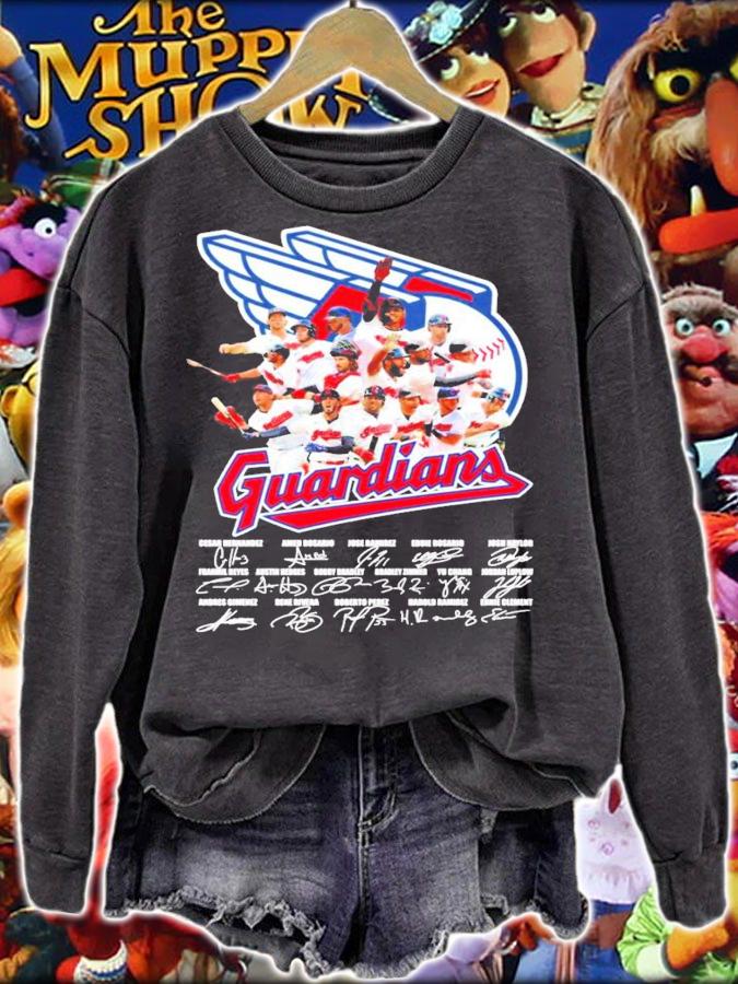 Cleveland Guardians all team signature shirt sweatshirt