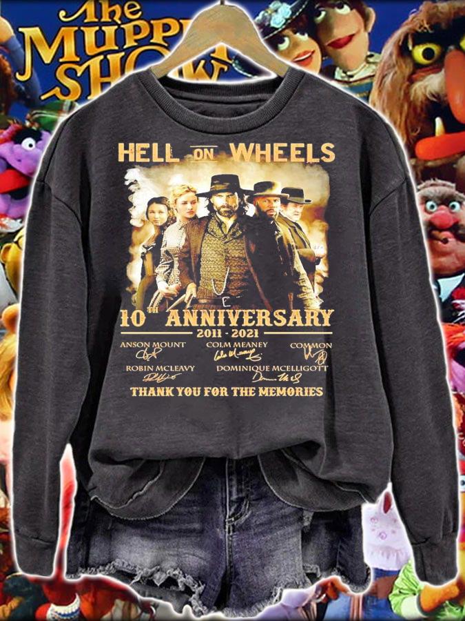 Hell on Wheels 10th anniversary 2011-2021 signature shirt