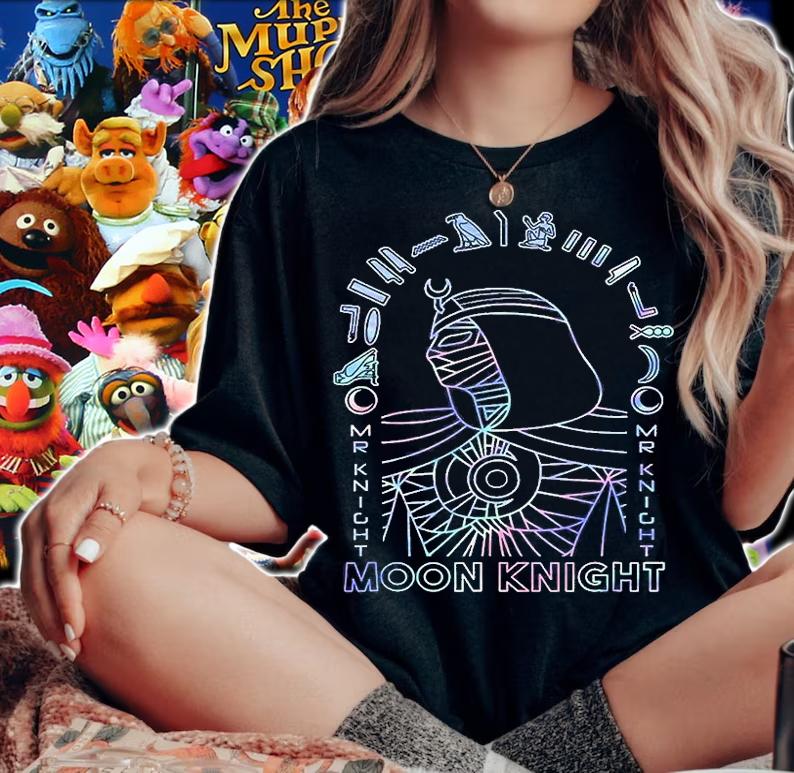 Marvel Moon Knight Mr Knight Holographic T-Shirt
