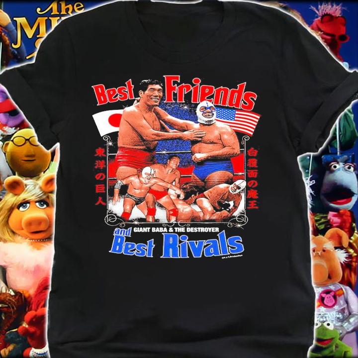 Sale Best Friends giant baba and the destroyer and best Rivals shirt