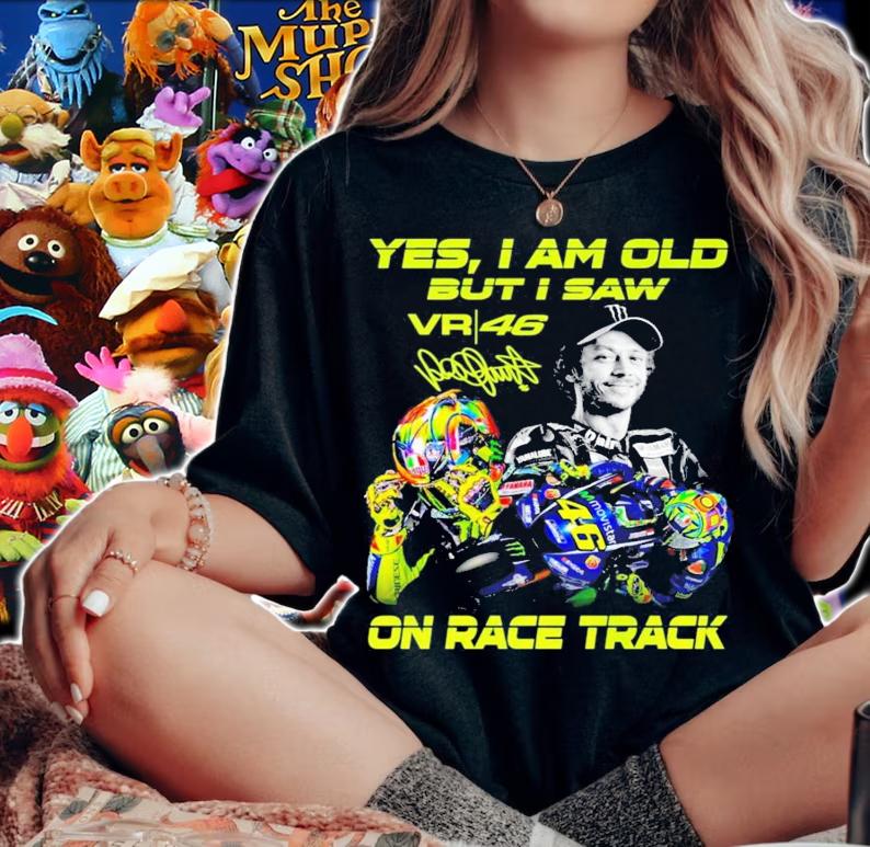 Yes I am old but I saw on Race Track signature shirt woman shirt