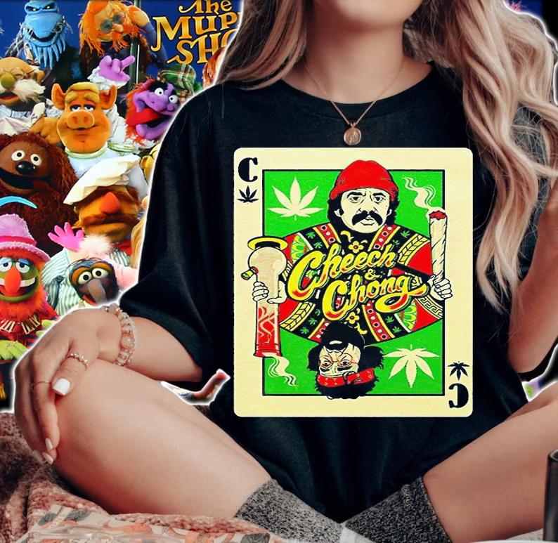 Cheech and Chong playing card T-shirt