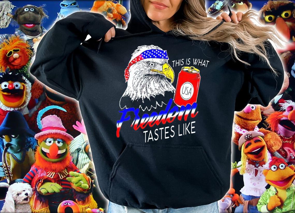 Eagle this is what Freedom tastes like shirt hoodie