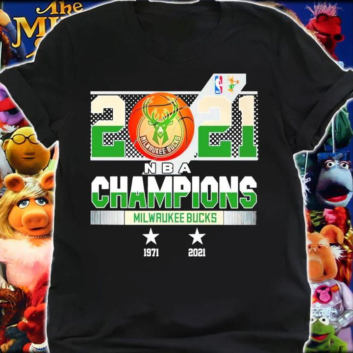 Milwaukee Bucks NBA Champions 1971-2021 shirt