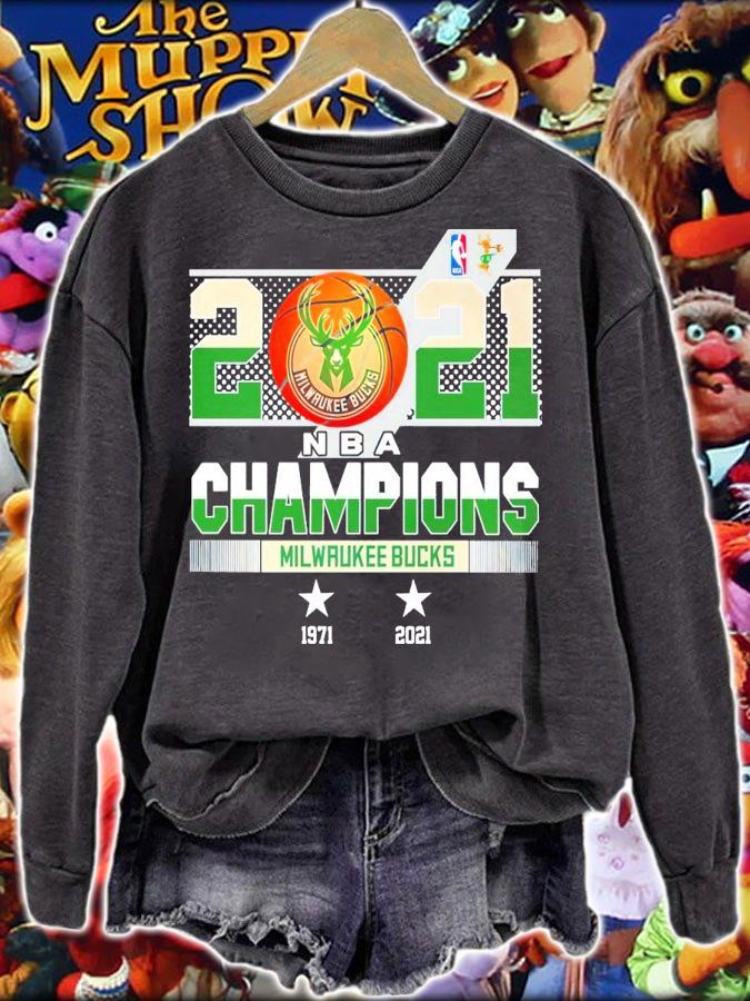 Milwaukee Bucks NBA Champions 1971-2021 shirt