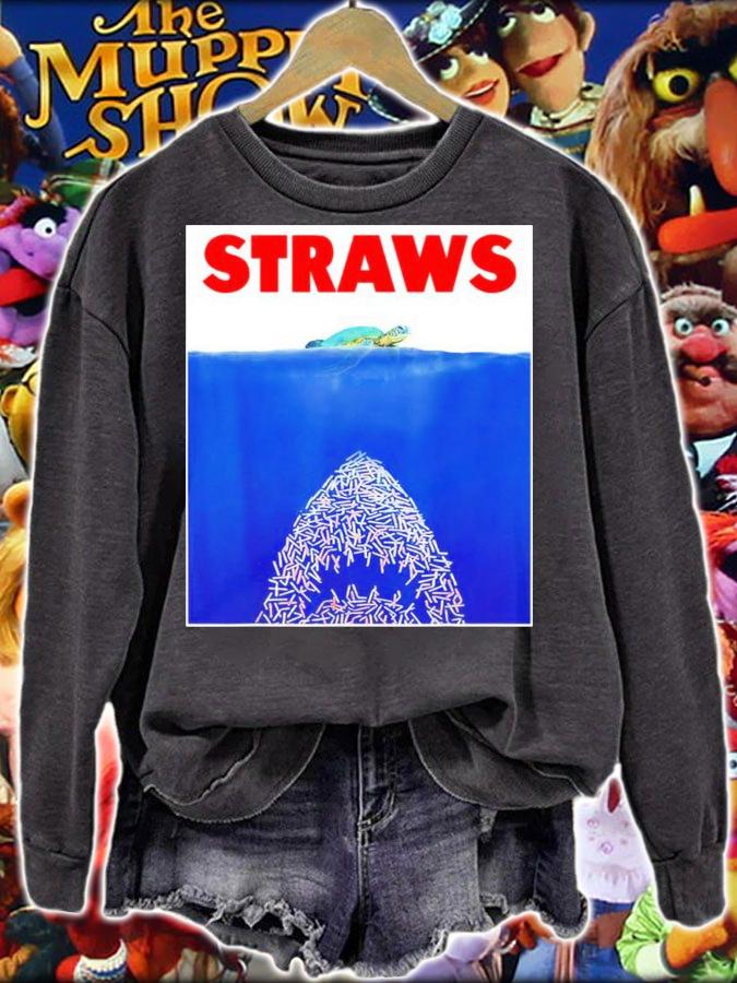 Turtles Straws shirt t-shirt