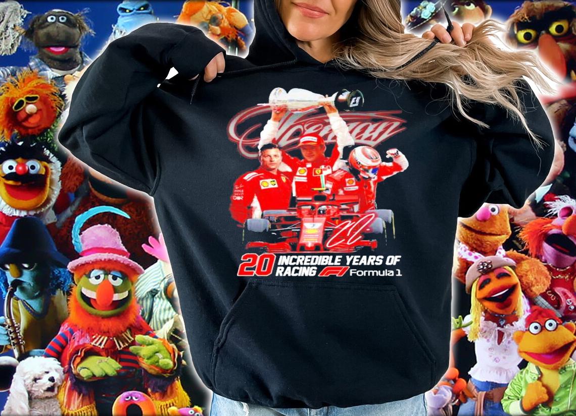 20 Incredible years of racing Formula 1 signature shirt hoodie