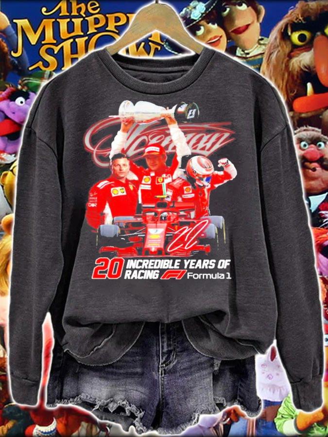 20 Incredible years of racing Formula 1 signature shirt sweatshirt