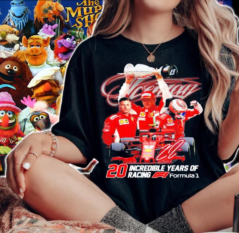 20 Incredible years of racing Formula 1 signature shirt woman shirt