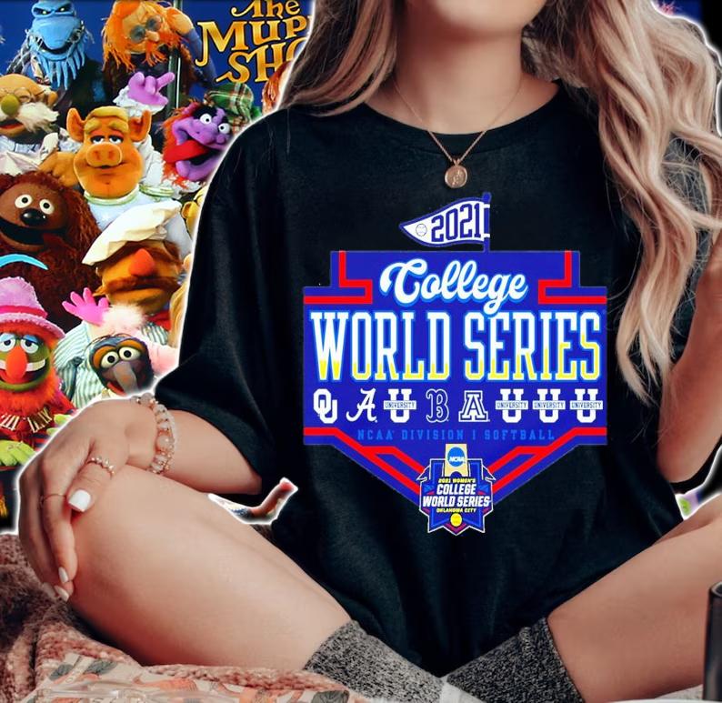 2021 College World Series NCAA Division Softball shirt woman shirt