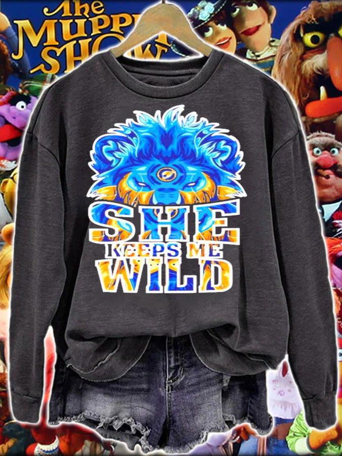 Lion She Keeps Me Wild t-shirt sweatshirt