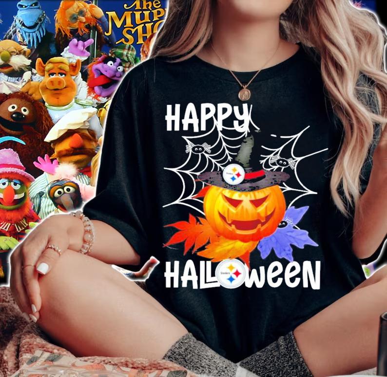 Pittsburgh Steelers happy Halloween shirt