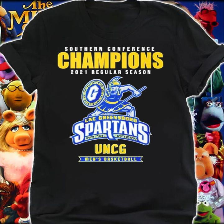 Southern Conference Champions 2021 Regular Season UNC Greensboro Spartans shirt shirt