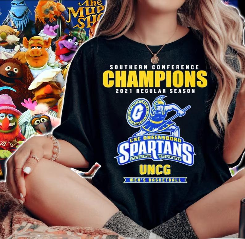 Southern Conference Champions 2021 Regular Season UNC Greensboro Spartans shirt woman shirt