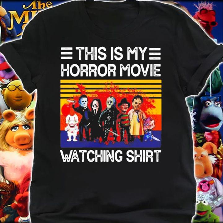 This is my Horror Movies Watching vintage shirt shirt
