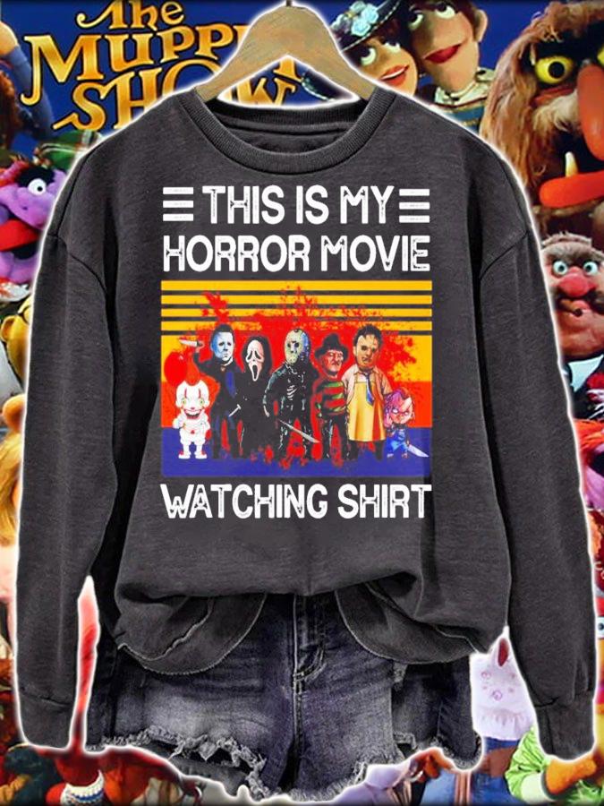 This is my Horror Movies Watching vintage shirt sweatshirt