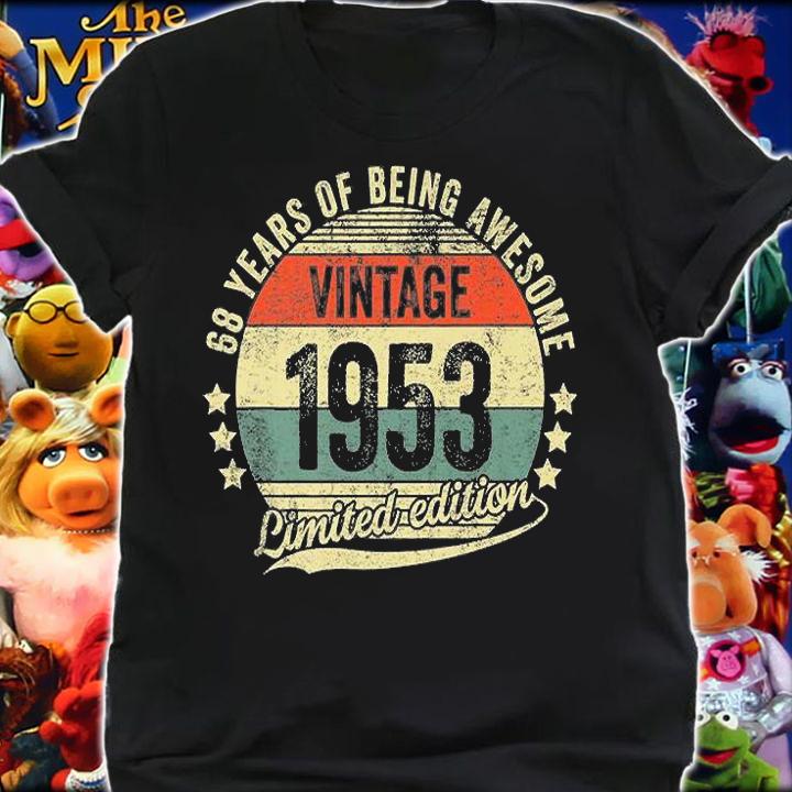 68 Year Old Legendary Retro Vintage Awesome Birthday T-Shirt