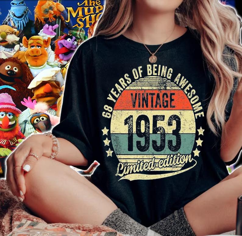 68 Year Old Legendary Retro Vintage Awesome Birthday T-Shirt
