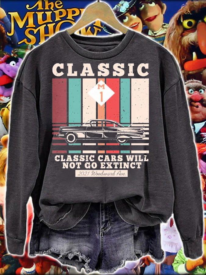 Classic car will not go extinct 2021 woodwart ave shirt sweatshirt