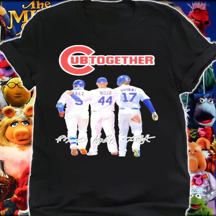 Cub Together Jaez Rizzo and Bryant signatures shirt