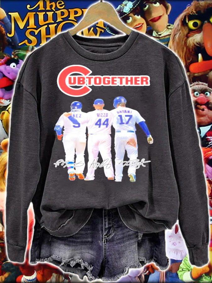 Cub Together Jaez Rizzo and Bryant signatures shirt