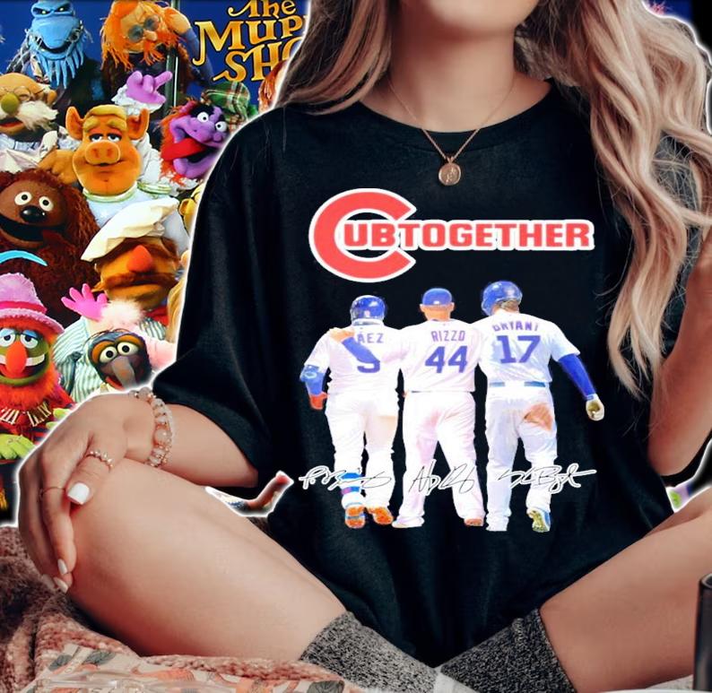 Cub Together Jaez Rizzo and Bryant signatures shirt