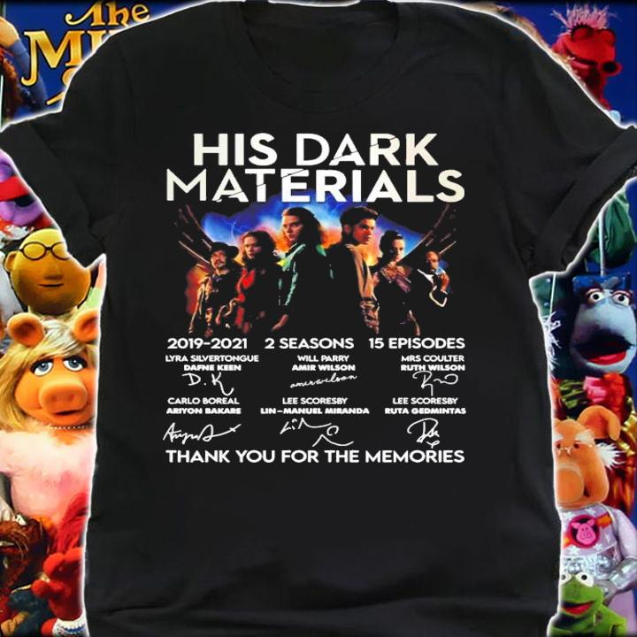 His Dark Materials 2019-2021 2 seasons 15 episodes signature shirt