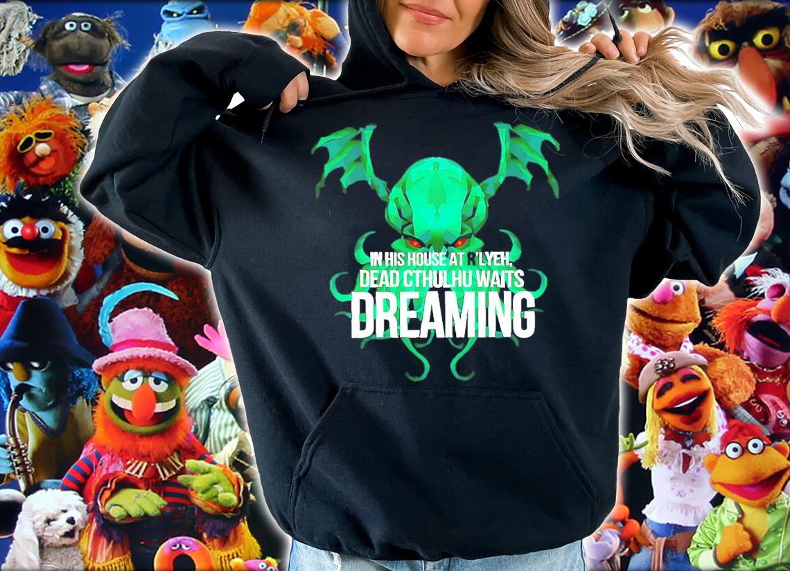 In his house at r'lyeh dead cthulhu waits dreaming shirt
