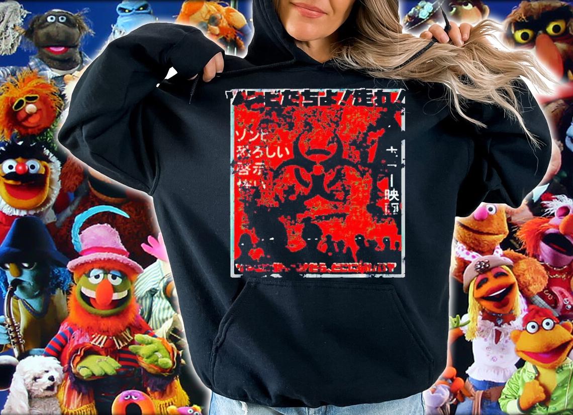 Japanese Zombie Movie poster Halloween T-shirt hoodie