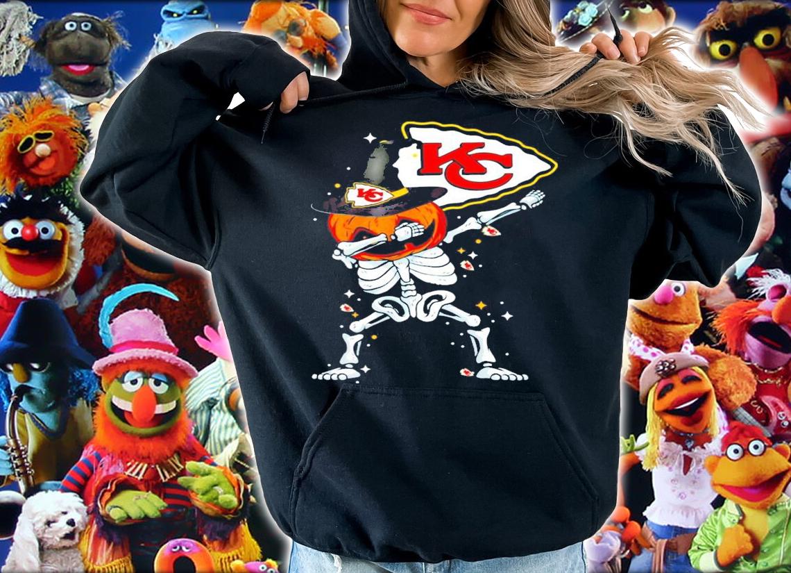 Kansas City Chiefs Skeleton Dabbing Halloween shirt hoodie