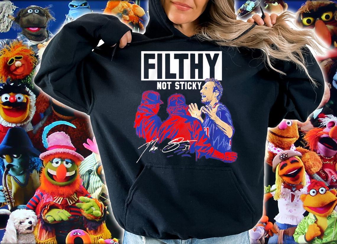 Max Scherzer Filthy Not Sticky signature shirt