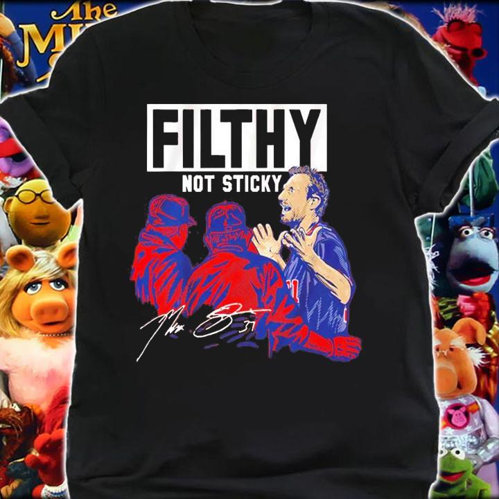Max Scherzer Filthy Not Sticky signature shirt
