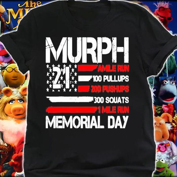 Murph 2021 amile run 100 pullups shirt shirt